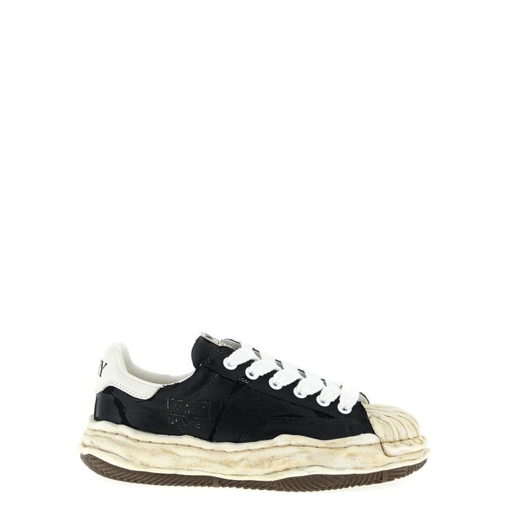 Maison Mihara Yasuhiro Black Cotton Men's Sneakers